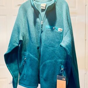 Teal Full-Zip Fleece Jacket